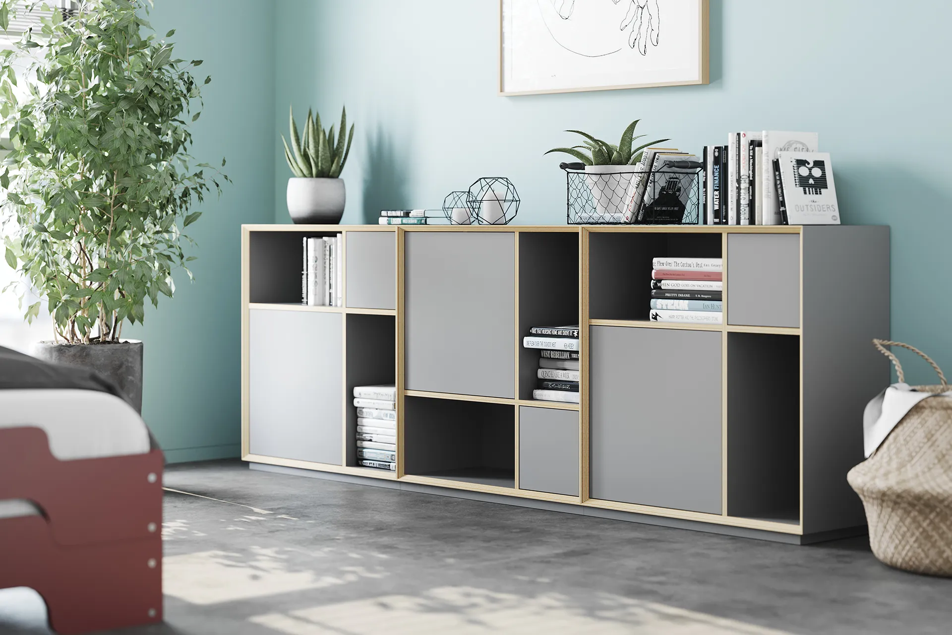 Jugendzimmer Kommode für Jungs und Mädchen